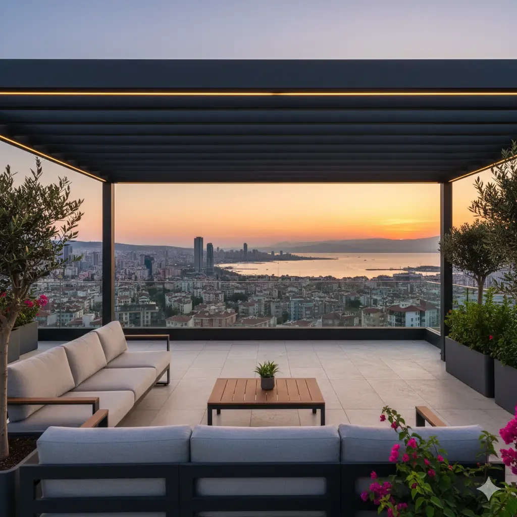 İzmir Tente Market ekibi çalışırken